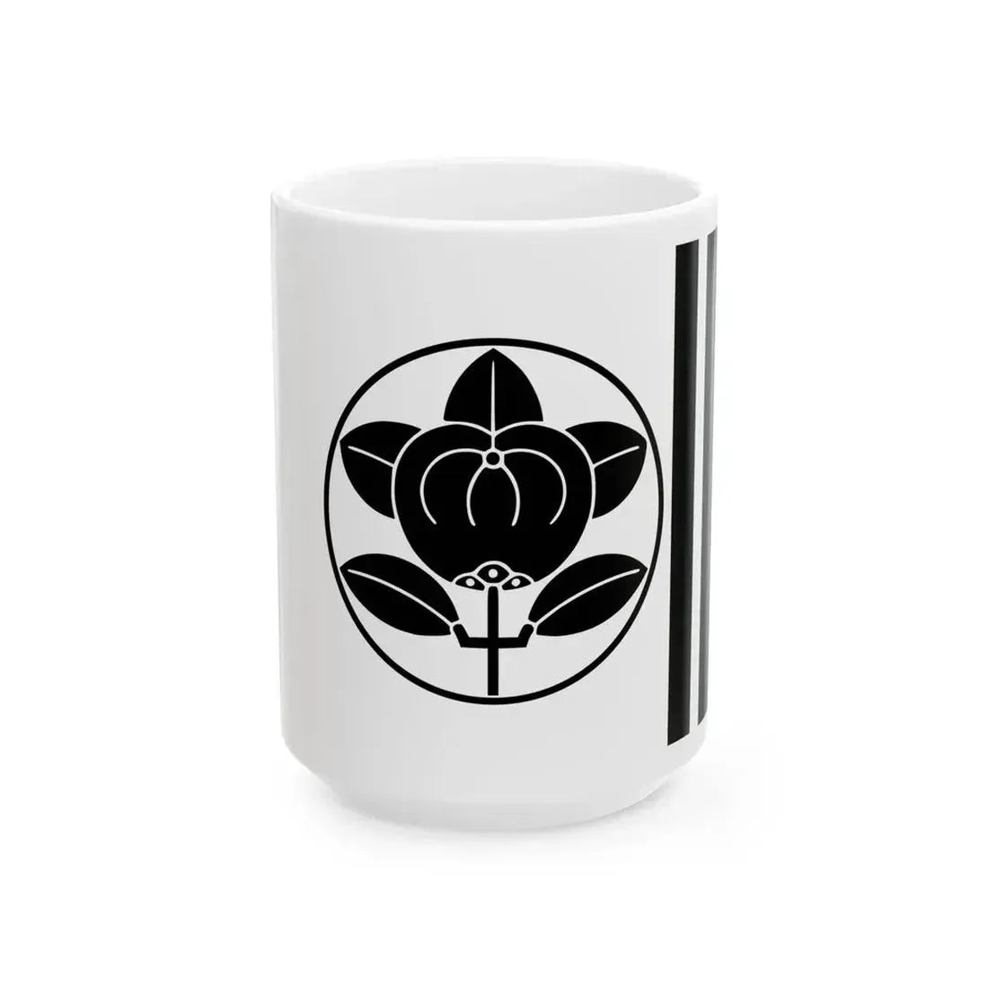 Flag of the Ii Lords of Hikone in Omi Province C (Japan) White Coffee Mug 15oz - Go Mug Yourself