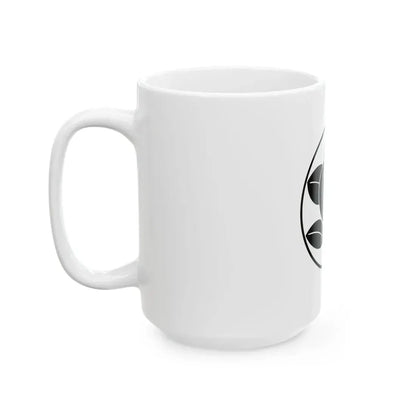 Flag of the Ii Lords of Hikone in Omi Province C (Japan) White Coffee Mug - Go Mug Yourself