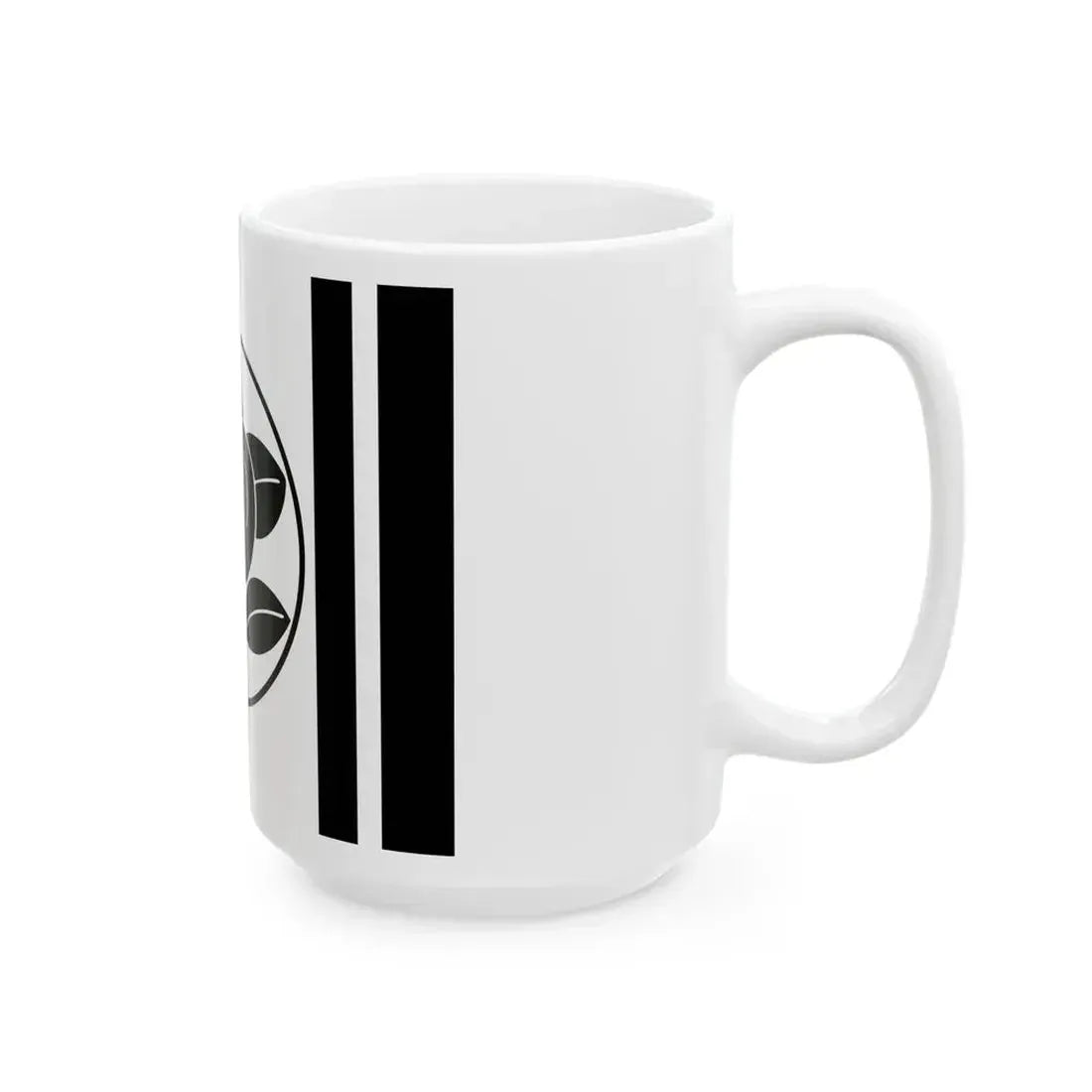 Flag of the Ii Lords of Hikone in Omi Province C (Japan) White Coffee Mug - Go Mug Yourself