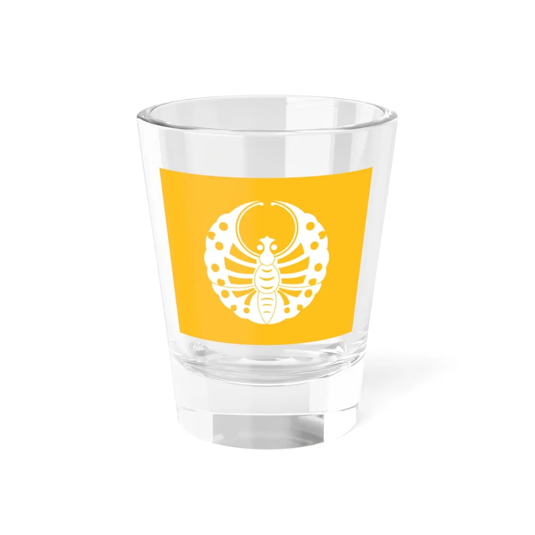 Flag of the Ikeda Lords of Okayama in Bizen Province A (Japan) Shot Glass 1.5oz 1.5oz - Go Mug Yourself