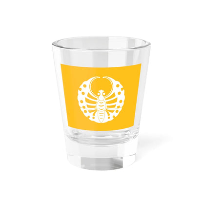Flag of the Ikeda Lords of Okayama in Bizen Province A (Japan) Shot Glass 1.5oz 1.5oz - Go Mug Yourself
