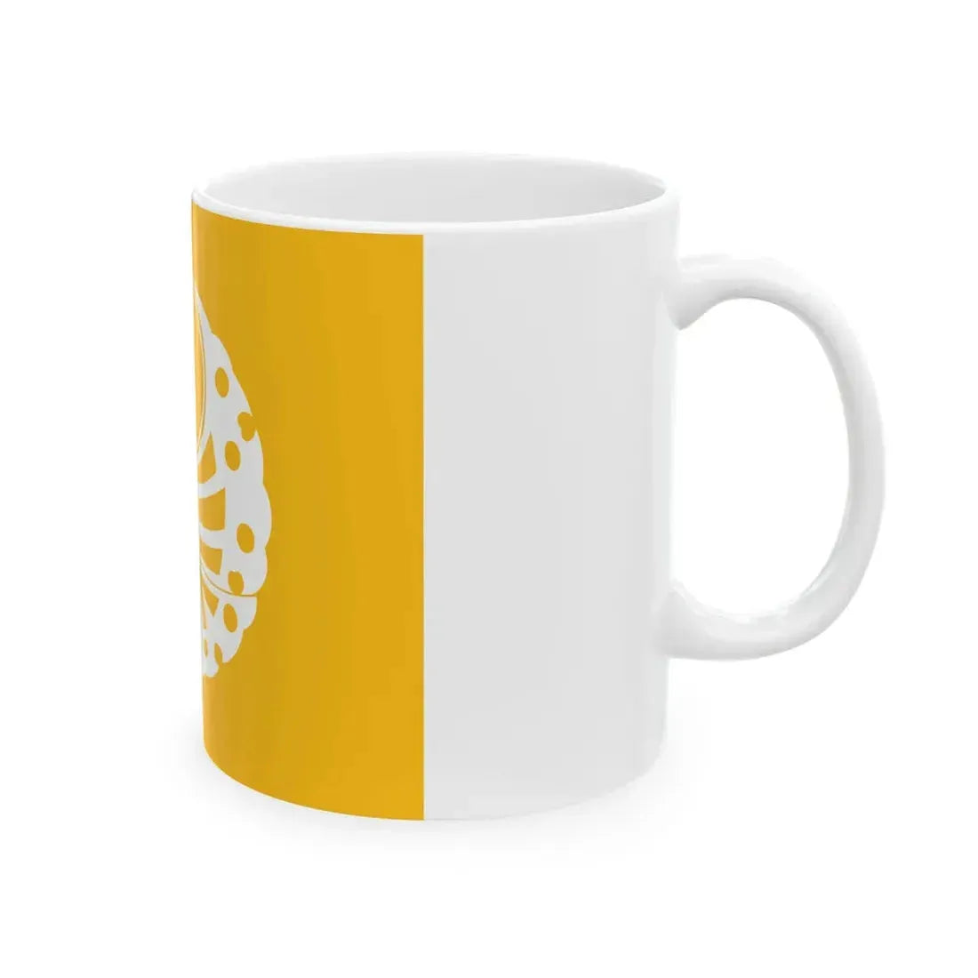 Flag of the Ikeda Lords of Okayama in Bizen Province A (Japan) White Coffee Mug - Go Mug Yourself