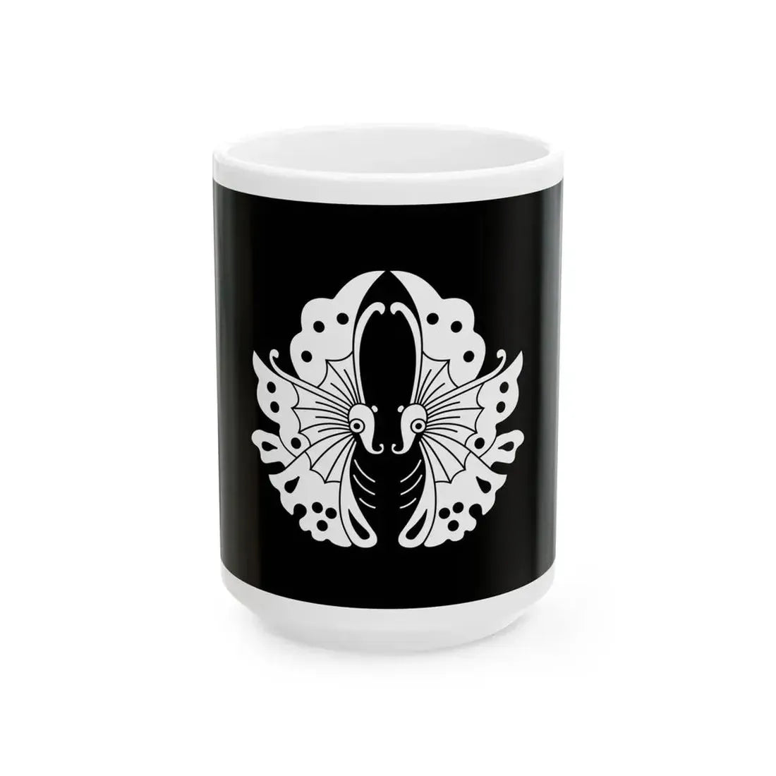 Flag of the Ikeda Lords of Okayama in Bizen Province B (Japan) White Coffee Mug 15oz - Go Mug Yourself