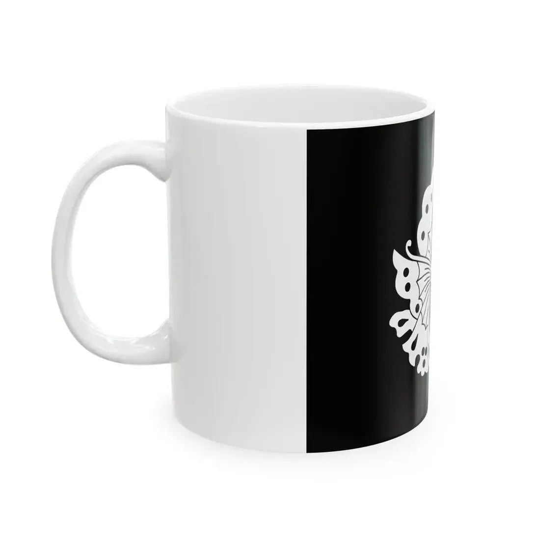 Flag of the Ikeda Lords of Okayama in Bizen Province B (Japan) White Coffee Mug - Go Mug Yourself