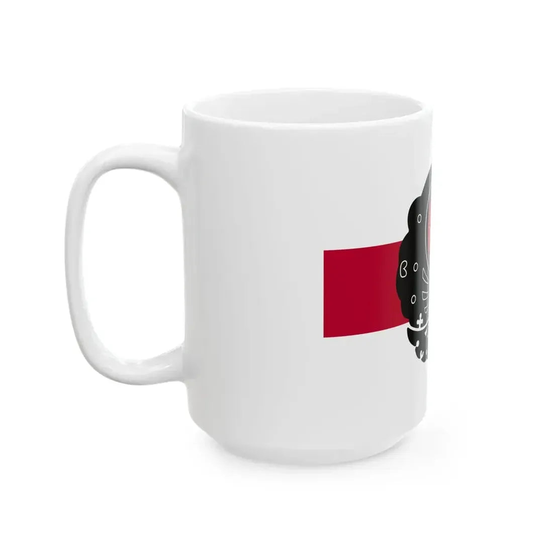 Flag of the Ikeda Lords of Okayama in Bizen Province C (Japan) White Coffee Mug - Go Mug Yourself
