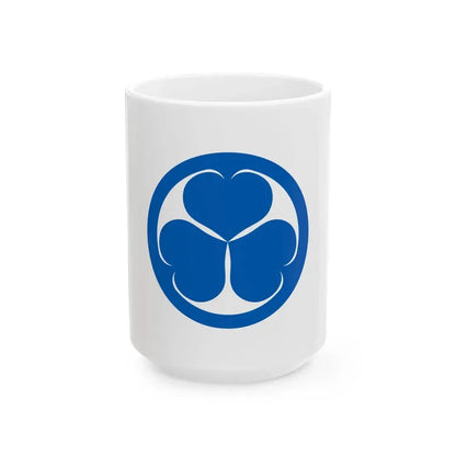 Flag of the Ikeda Lords of Tottori in Inaba Province A (Japan) White Coffee Mug 15oz - Go Mug Yourself
