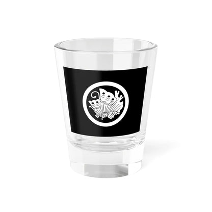 Flag of the Ikeda Lords of Tottori in Inaba Province B (Japan) Shot Glass 1.5oz 1.5oz - Go Mug Yourself