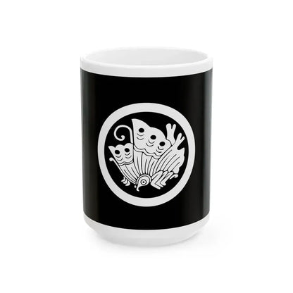 Flag of the Ikeda Lords of Tottori in Inaba Province B (Japan) White Coffee Mug 15oz - Go Mug Yourself