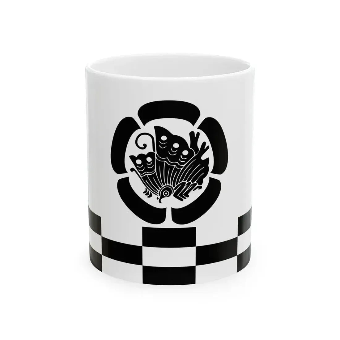 Flag of the Ikeda Lords of Tottori in Inaba Province C (Japan) White Coffee Mug 11oz - Go Mug Yourself