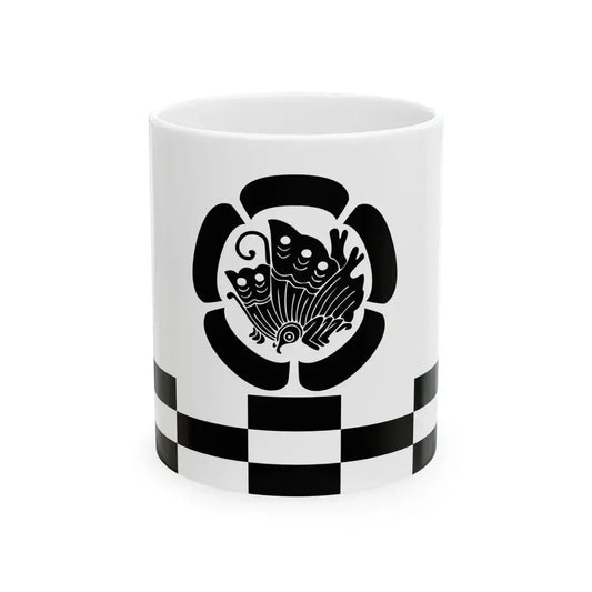 Flag of the Ikeda Lords of Tottori in Inaba Province C (Japan) White Coffee Mug 11oz - Go Mug Yourself