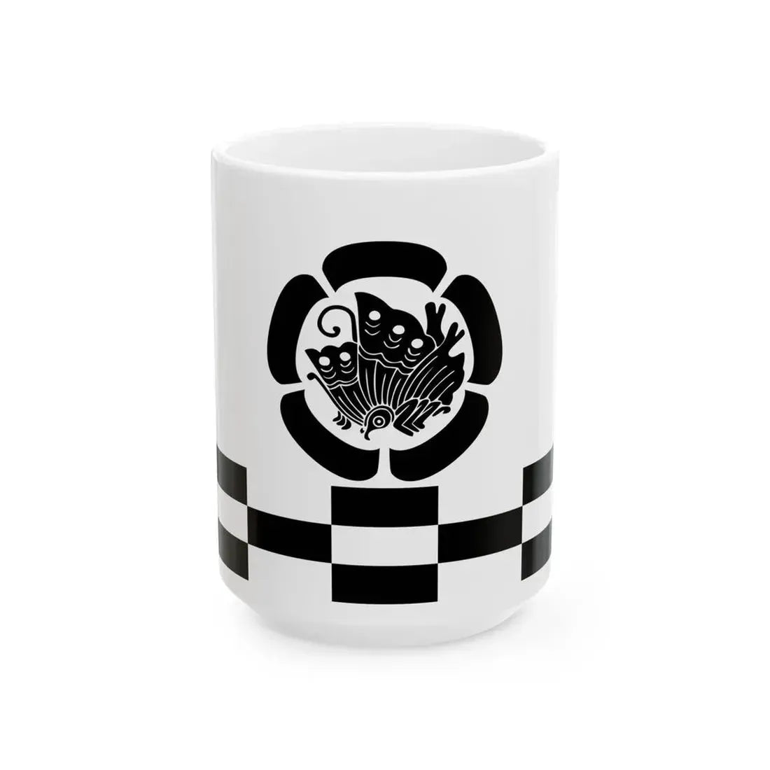 Flag of the Ikeda Lords of Tottori in Inaba Province C (Japan) White Coffee Mug 15oz - Go Mug Yourself