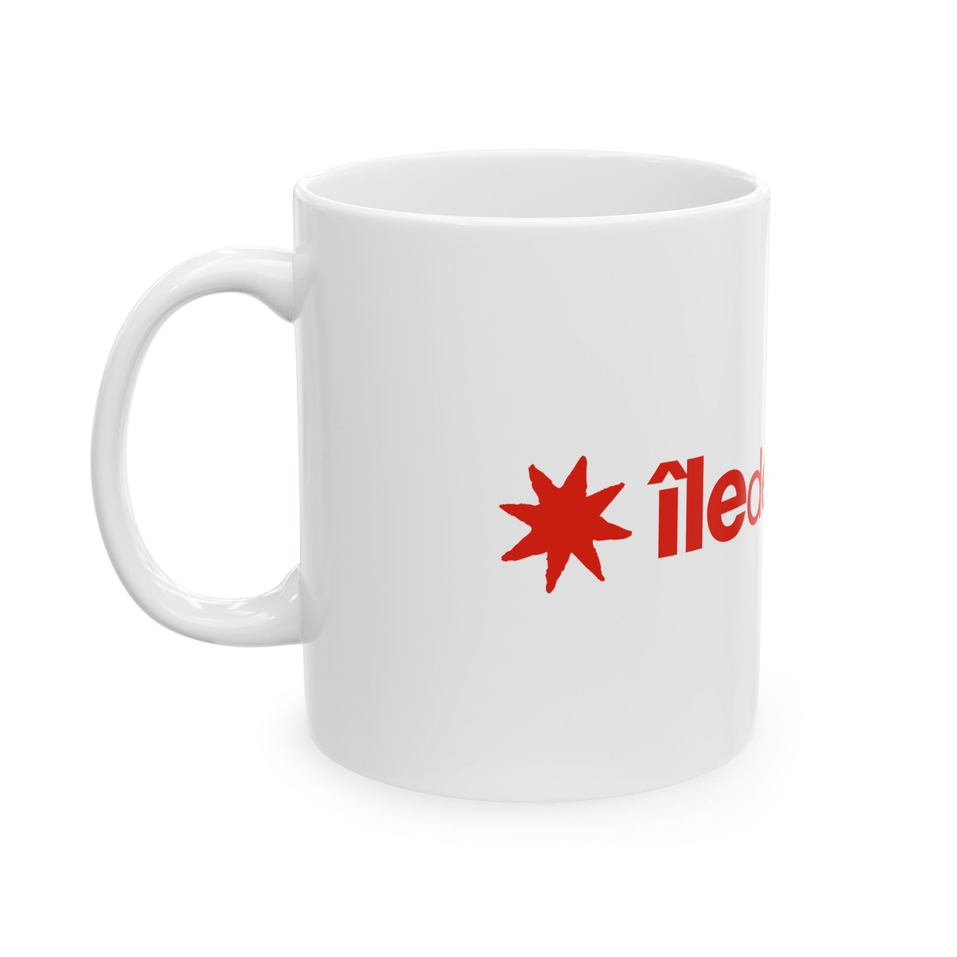 Flag of the Ile-de-France Region (France) White Coffee Mug-Go Mug Yourself