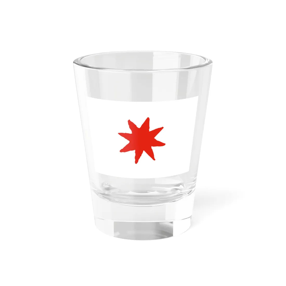 Flag of the Ile-de-France Region symbol only (France) Shot Glass 1.5oz 1.5oz - Go Mug Yourself