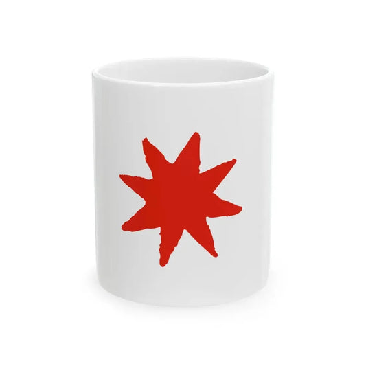 Flag of the Ile-de-France Region symbol only (France) White Coffee Mug 11oz - Go Mug Yourself