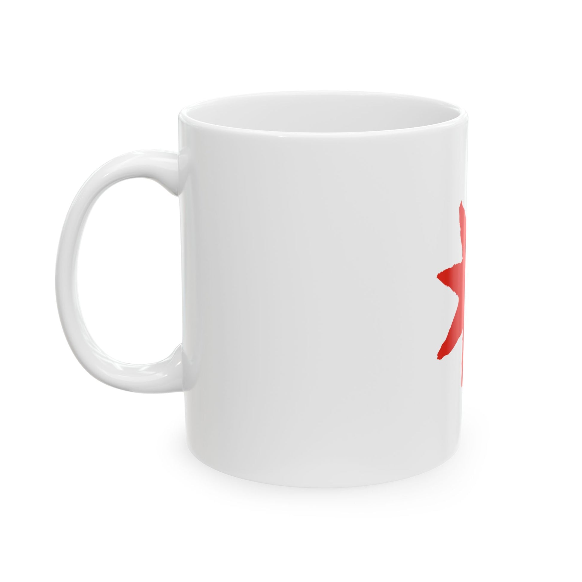 Flag of the Ile-de-France Region symbol only (France) White Coffee Mug-Go Mug Yourself