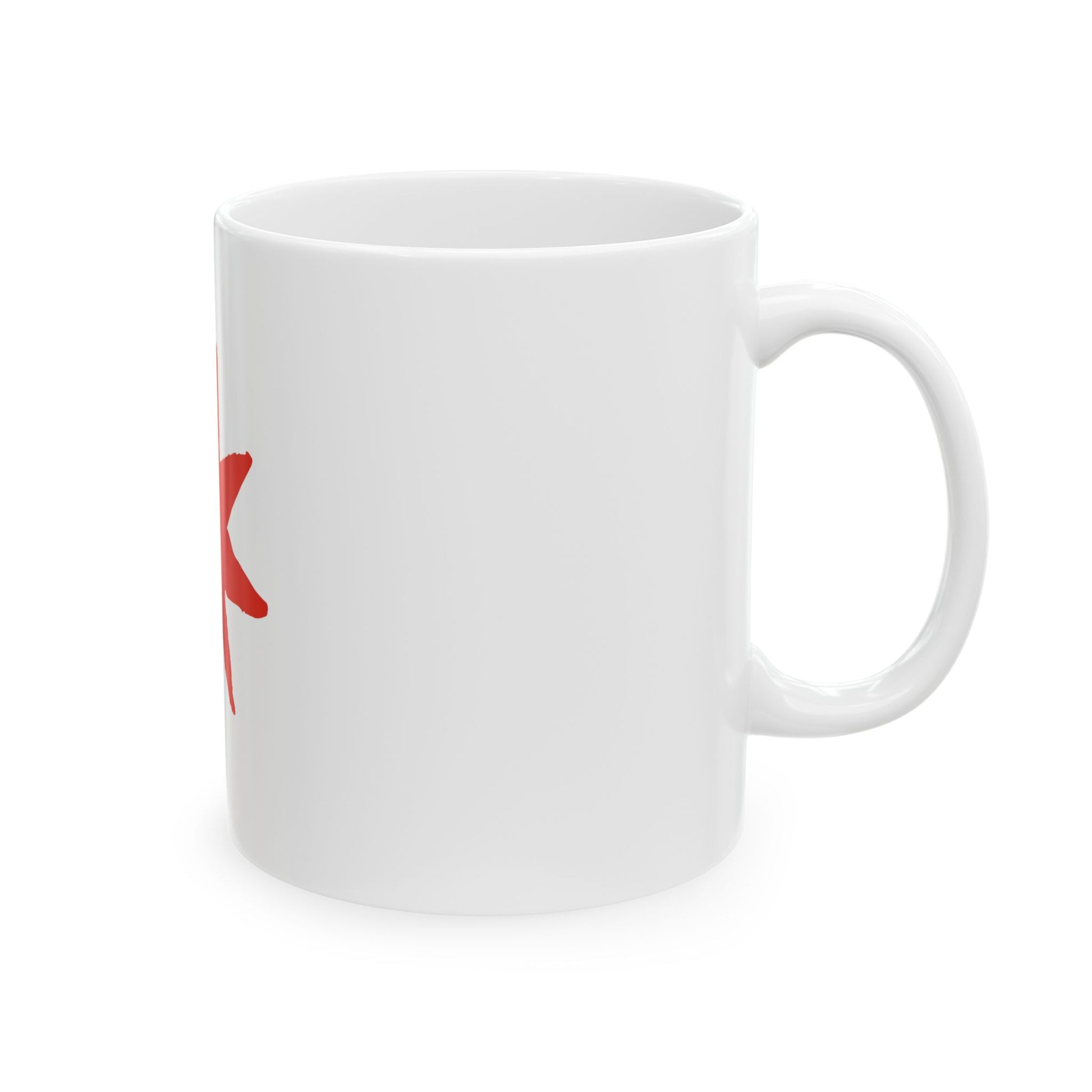 Flag of the Ile-de-France Region symbol only (France) White Coffee Mug-Go Mug Yourself