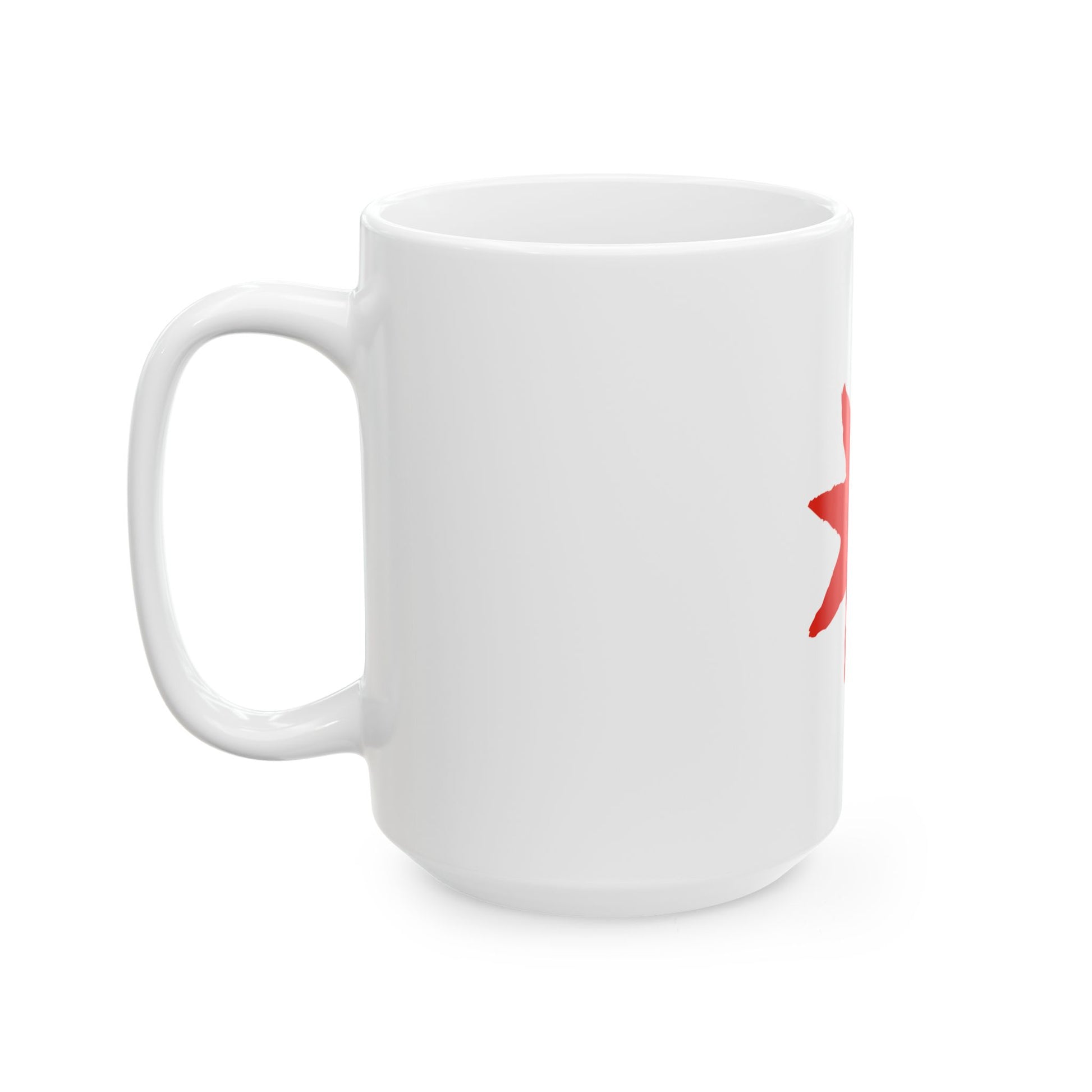 Flag of the Ile-de-France Region symbol only (France) White Coffee Mug-Go Mug Yourself