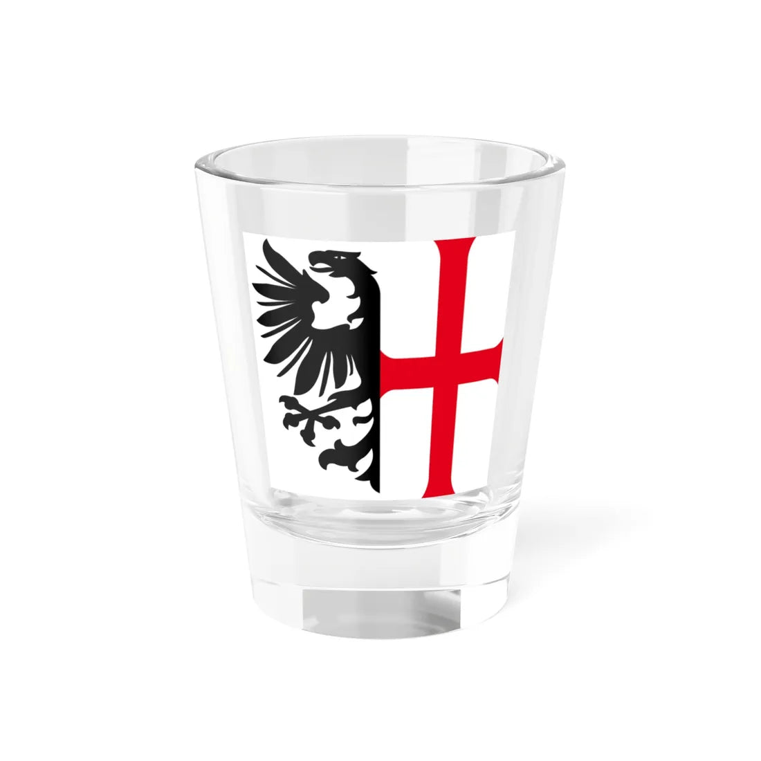 Flag of the Imperial City of Memmingen (Germany) Shot Glass 1.5oz 1.5oz - Go Mug Yourself