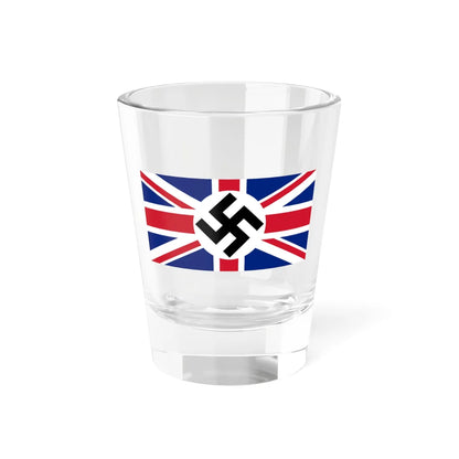 Flag of the Imperial Fascist League (United Kingdom) Shot Glass 1.5oz 1.5oz - Go Mug Yourself
