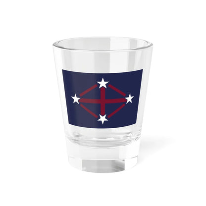 Flag of the Imperial Japanese Antarctic Expedition (Japan) Shot Glass 1.5oz 1.5oz - Go Mug Yourself