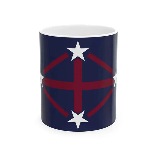 Flag of the Imperial Japanese Antarctic Expedition (Japan) White Coffee Mug 11oz - Go Mug Yourself