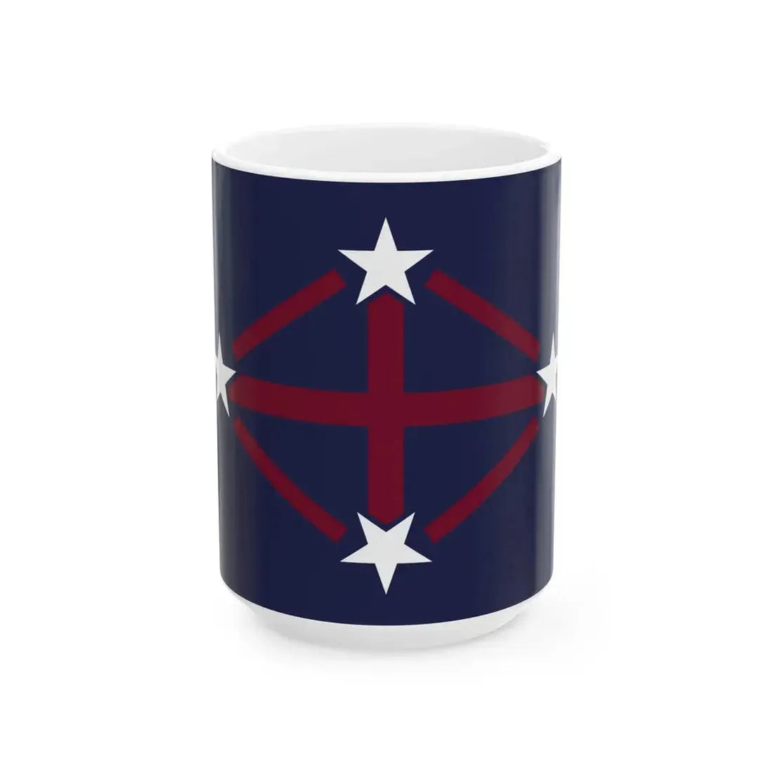 Flag of the Imperial Japanese Antarctic Expedition (Japan) White Coffee Mug 15oz - Go Mug Yourself