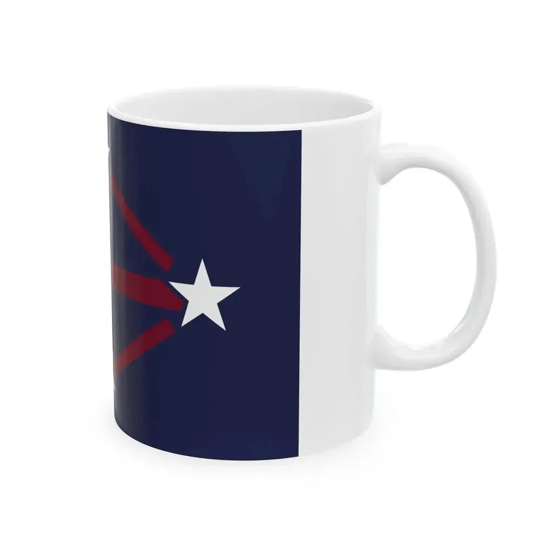 Flag of the Imperial Japanese Antarctic Expedition (Japan) White Coffee Mug - Go Mug Yourself