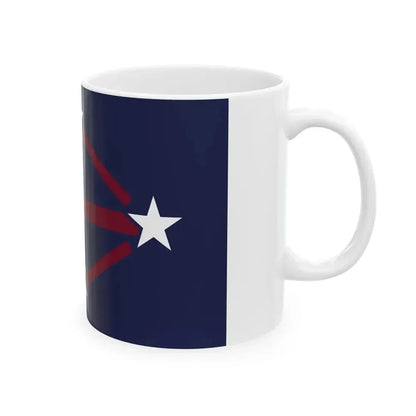 Flag of the Imperial Japanese Antarctic Expedition (Japan) White Coffee Mug - Go Mug Yourself