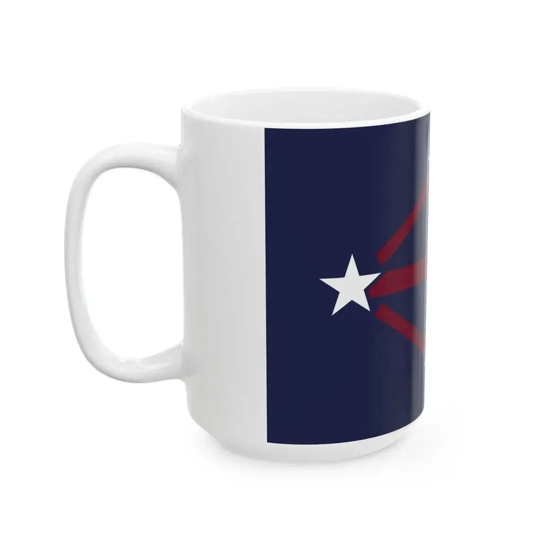 Flag of the Imperial Japanese Antarctic Expedition (Japan) White Coffee Mug - Go Mug Yourself