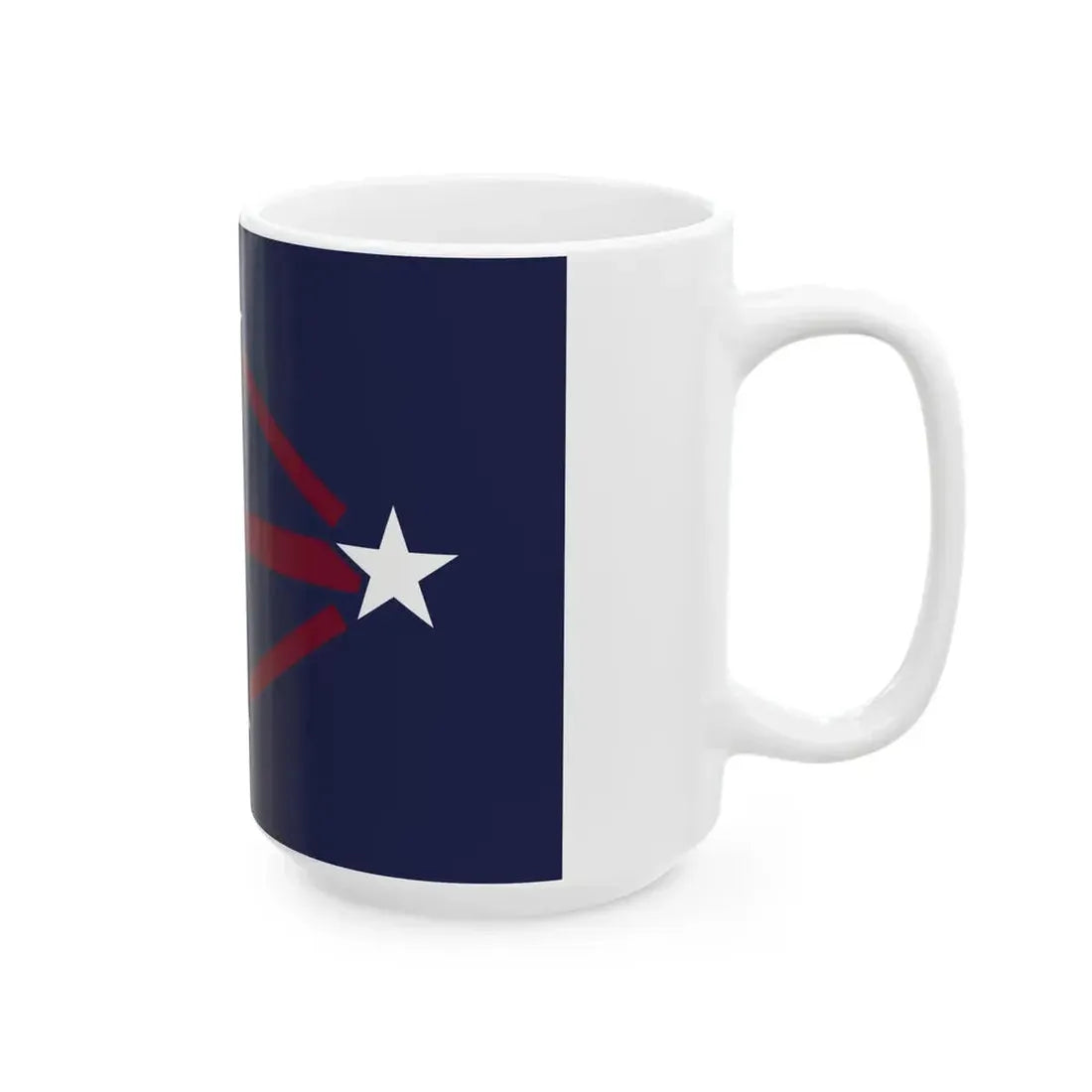 Flag of the Imperial Japanese Antarctic Expedition (Japan) White Coffee Mug - Go Mug Yourself