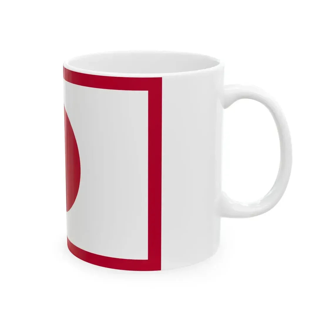 Flag of the Imperial Japanese Navy Admiral 1871-1889 (Japan) White Coffee Mug - Go Mug Yourself