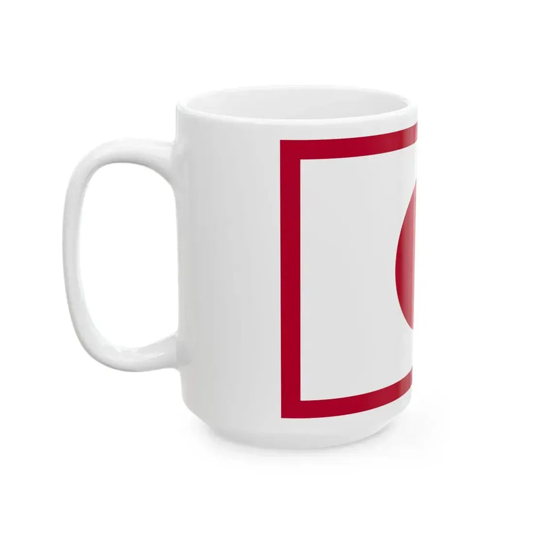Flag of the Imperial Japanese Navy Admiral 1871-1889 (Japan) White Coffee Mug - Go Mug Yourself