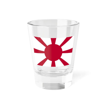Flag of the Imperial Japanese Navy Admiral 1889-1896 (Japan) Shot Glass 1.5oz 1.5oz - Go Mug Yourself