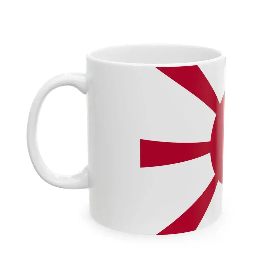 Flag of the Imperial Japanese Navy Admiral 1889-1896 (Japan) White Coffee Mug - Go Mug Yourself