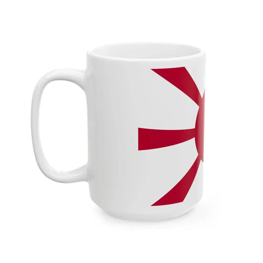 Flag of the Imperial Japanese Navy Admiral 1889-1896 (Japan) White Coffee Mug - Go Mug Yourself