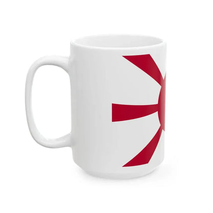 Flag of the Imperial Japanese Navy Admiral 1889-1896 (Japan) White Coffee Mug - Go Mug Yourself