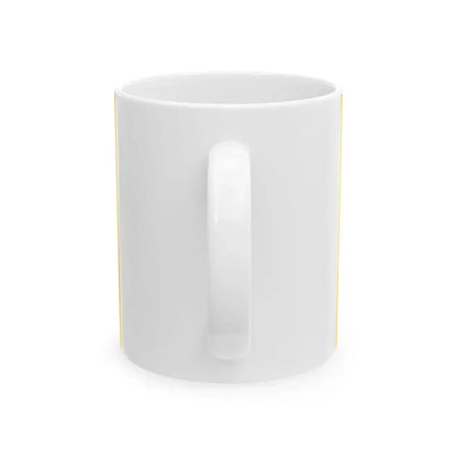 Flag of the Imperial Japanese Navy Rear Admiral 1870-1871 (Japan) White Coffee Mug - Go Mug Yourself
