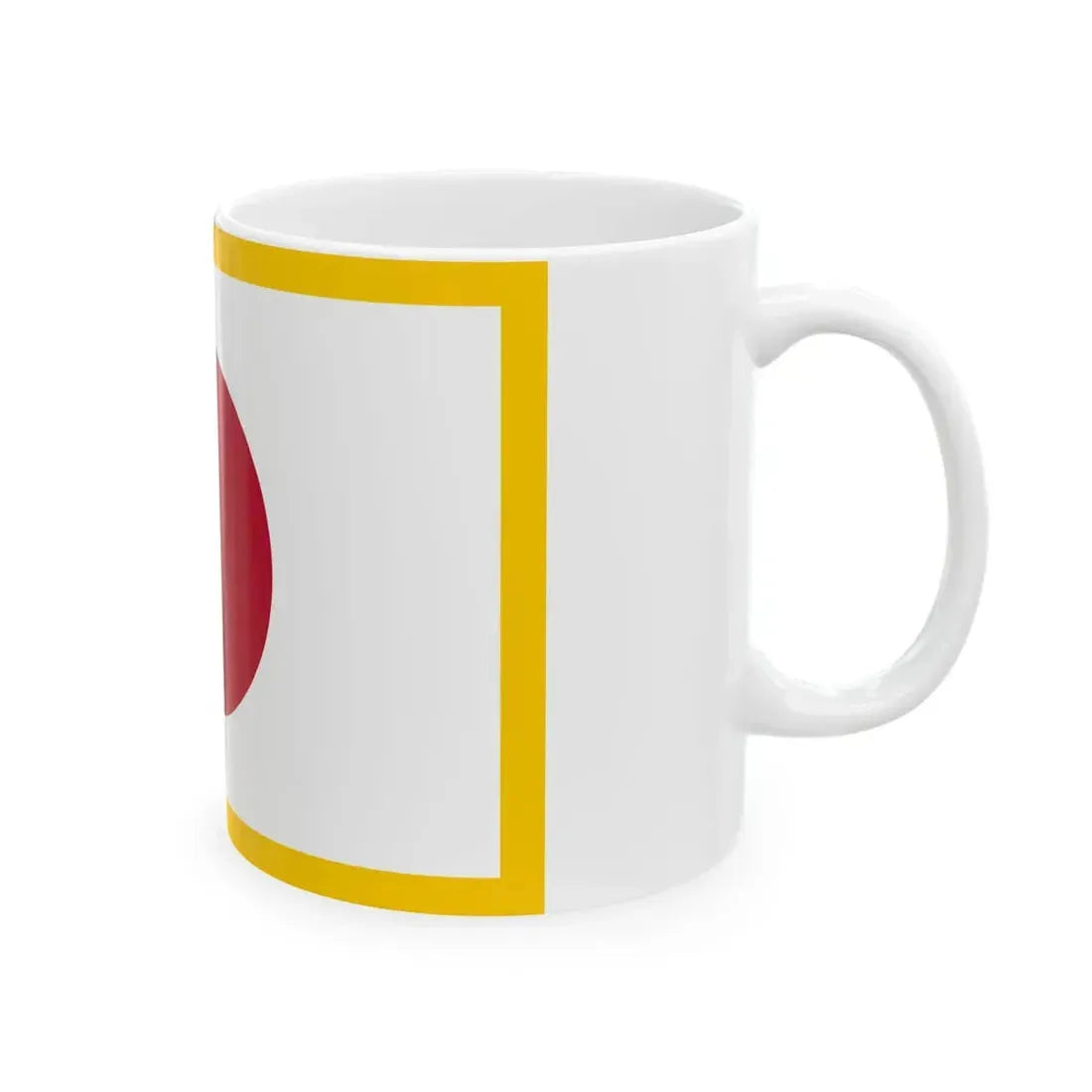 Flag of the Imperial Japanese Navy Rear Admiral 1870-1871 (Japan) White Coffee Mug - Go Mug Yourself