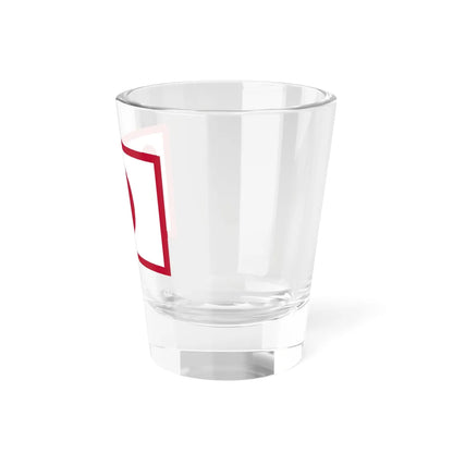 Flag of the Imperial Japanese Navy Rear Admiral 1871-1889 (Japan) Shot Glass 1.5oz - Go Mug Yourself