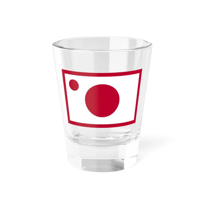 Flag of the Imperial Japanese Navy Vice Admiral 1871-1889 (Japan) Shot Glass 1.5oz 1.5oz - Go Mug Yourself