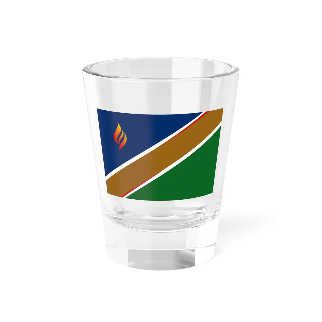 Flag of the Independent Patriots for Change Namibia (Namibia) Shot Glass 1.5oz 1.5oz - Go Mug Yourself