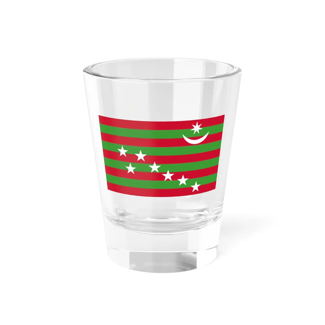 Flag of the Indian Home Rule movement variant (India) Shot Glass 1.5oz 1.5oz - Go Mug Yourself
