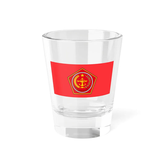 Flag of the Indonesian National Armed Forces (Indonesia) Shot Glass 1.5oz 1.5oz - Go Mug Yourself