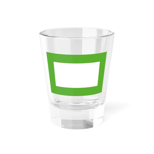 Flag of the Indragiri Hilir Regency (Indonesia) Shot Glass 1.5oz 1.5oz - Go Mug Yourself