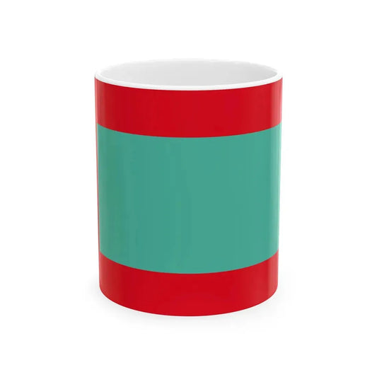 Flag of the Indragiri Hulu Regency (Indonesia) White Coffee Mug 11oz - Go Mug Yourself