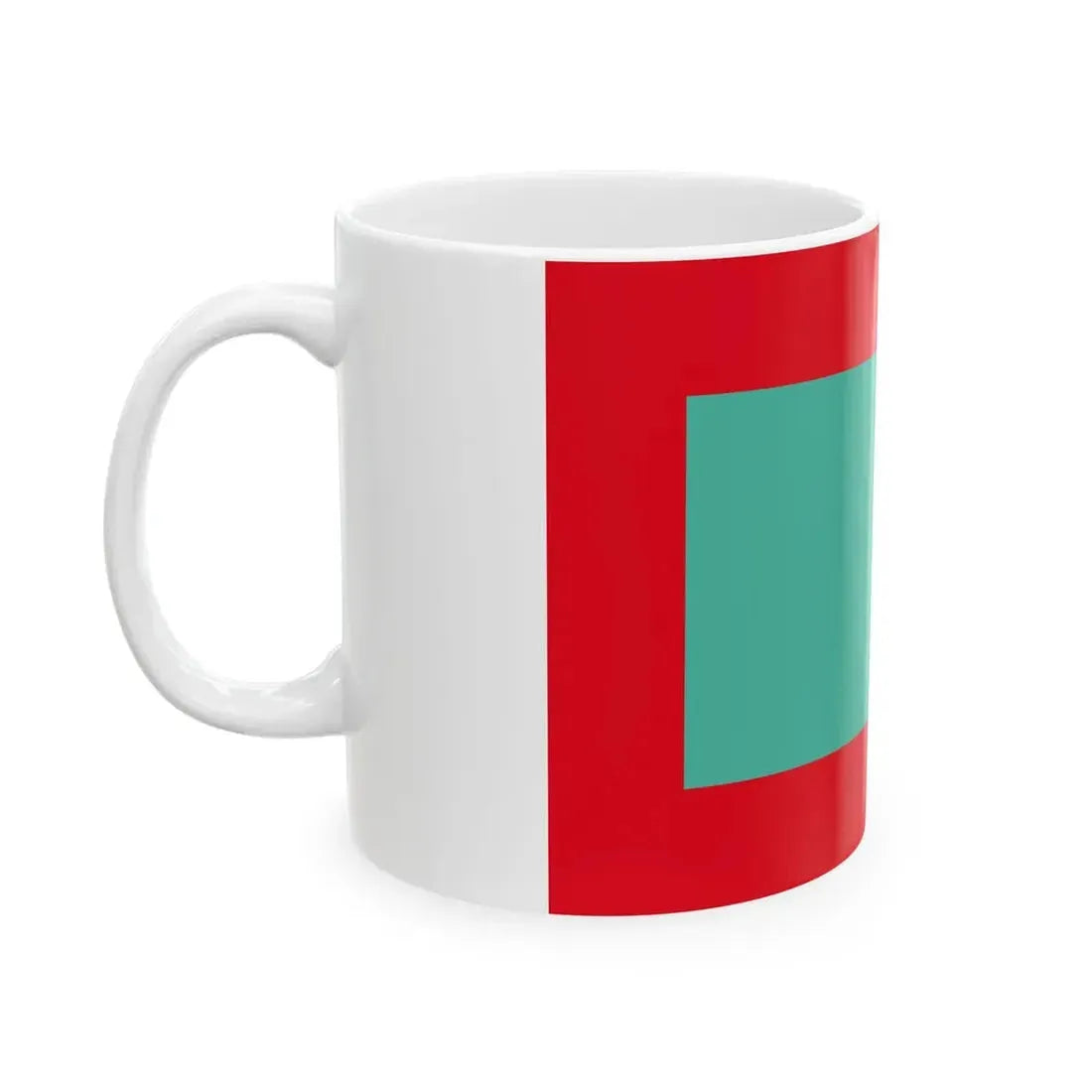 Flag of the Indragiri Hulu Regency (Indonesia) White Coffee Mug - Go Mug Yourself
