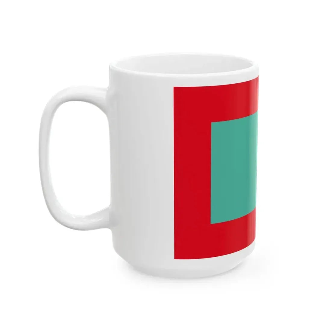 Flag of the Indragiri Hulu Regency (Indonesia) White Coffee Mug - Go Mug Yourself