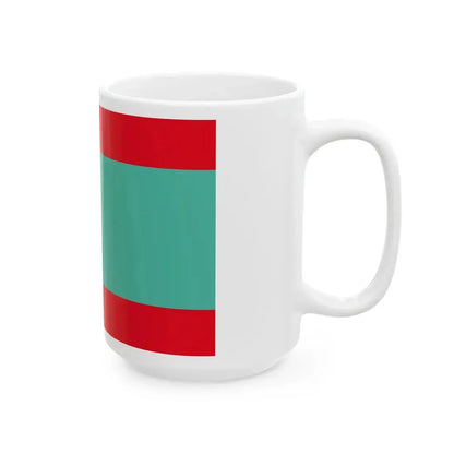 Flag of the Indragiri Hulu Regency (Indonesia) White Coffee Mug - Go Mug Yourself