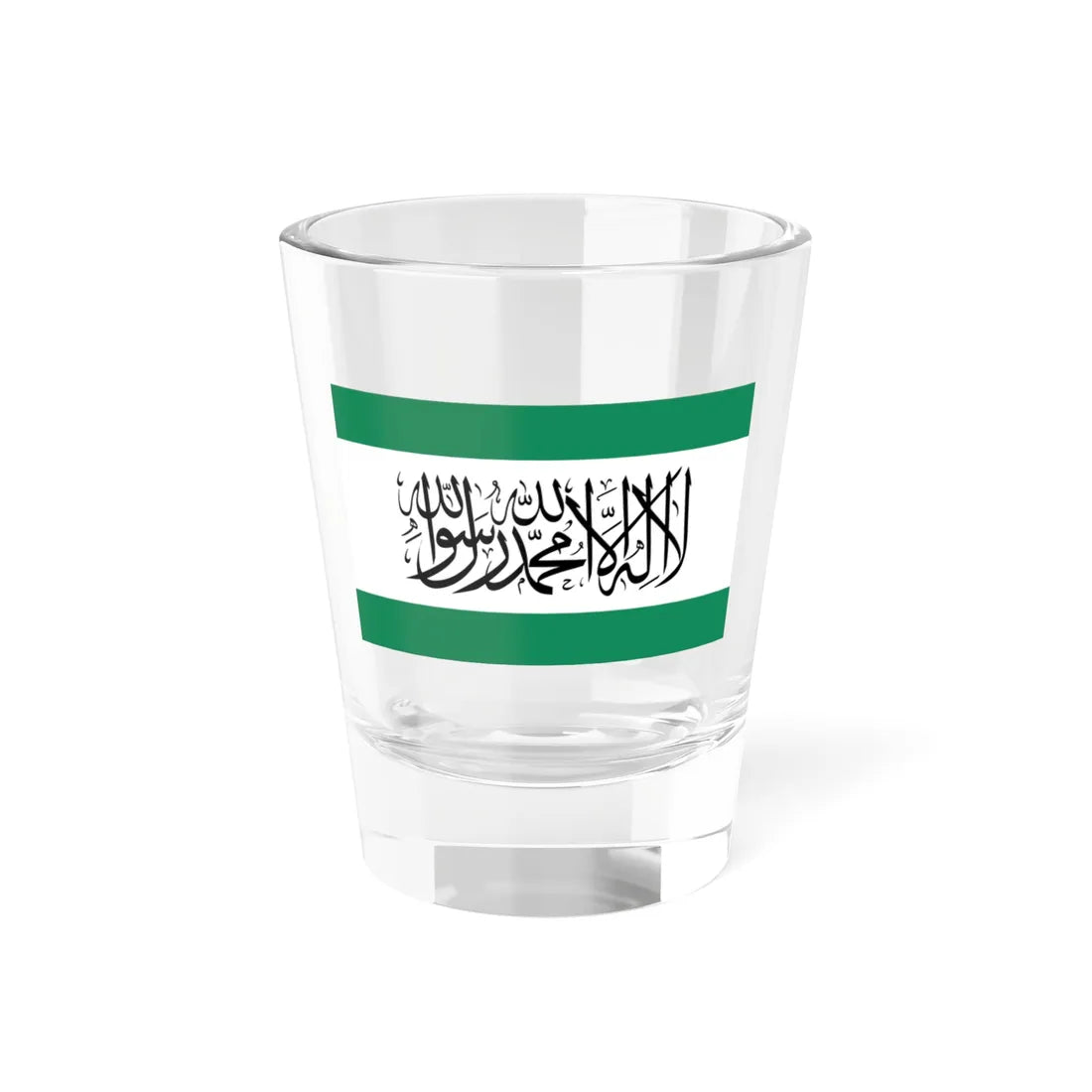 Flag of the Ingush Liberation Army (Russia) Shot Glass 1.5oz 1.5oz - Go Mug Yourself
