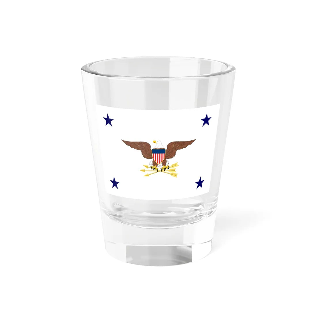Flag of the Inspector General for the U.S. Department of Defense (United States) Shot Glass 1.5oz 1.5oz - Go Mug Yourself